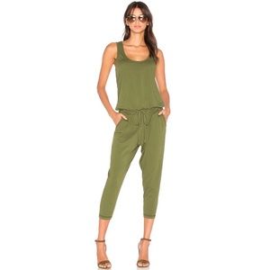 Bobi Supreme Jersey Sleeveless Jumpsuit in Combat